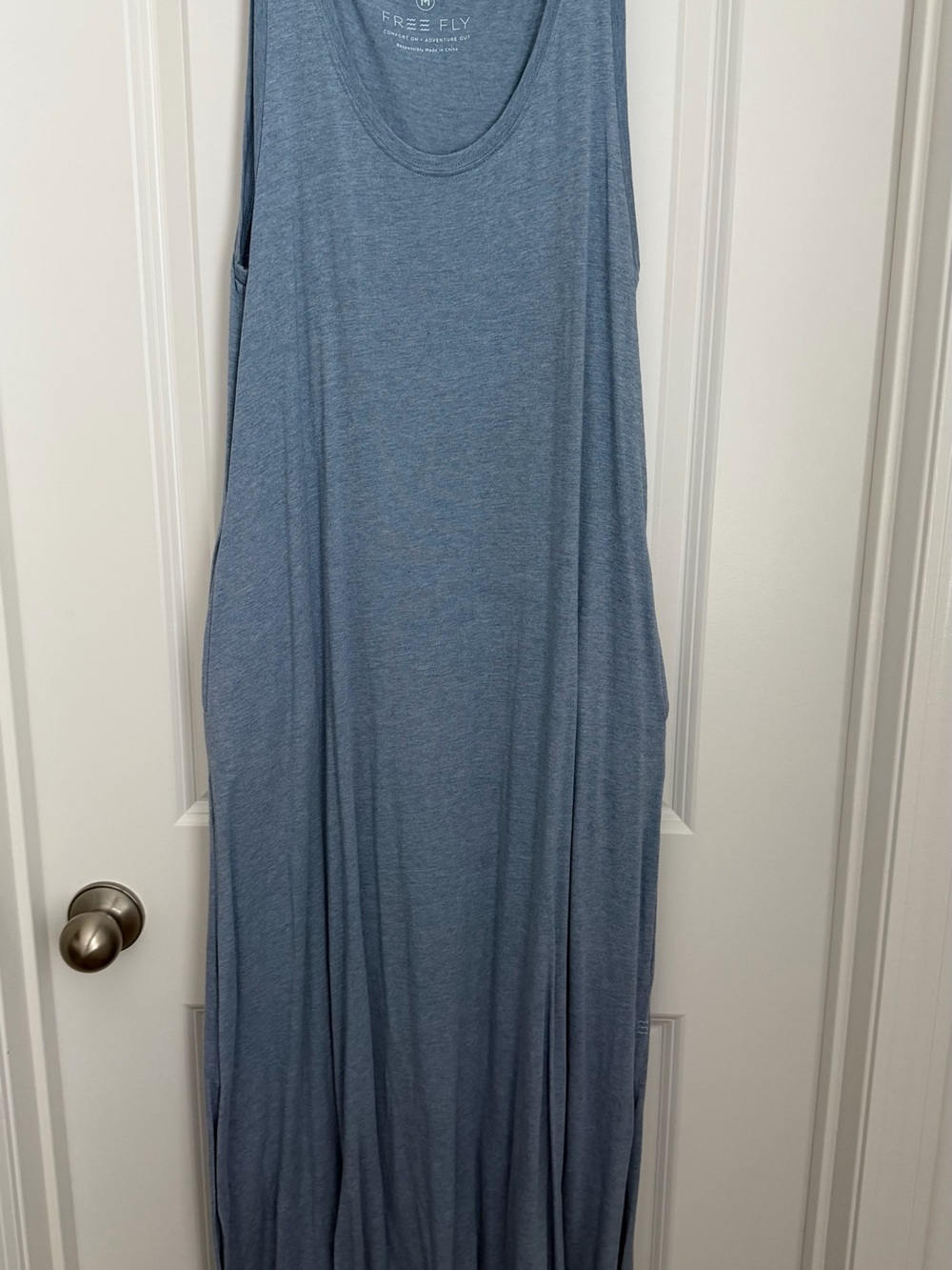 Free Fly Apparel Light Blue Maxi Dress